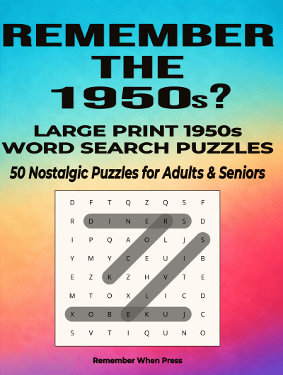 Remember the 1960s? Large Print Word Search Puzzles